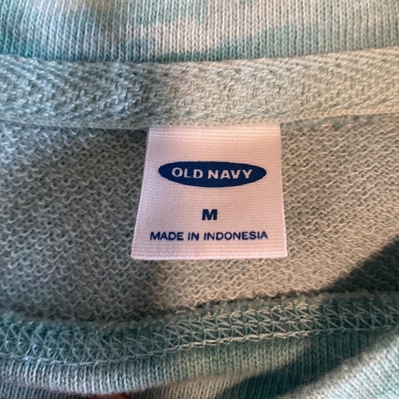 Tie Dye Green & White Jogger Set Size:Top-Medium;Bottom-Small Like New - Picture 7 of 8